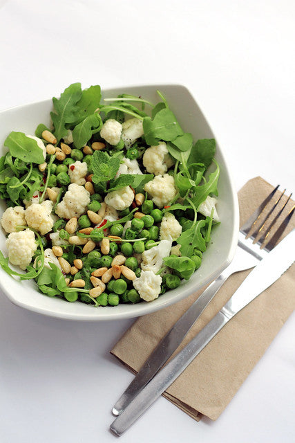 Peas, Cauliflower and Rocket