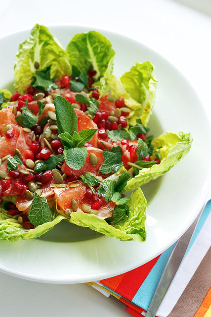 Grapefruit, Pomegranate and Lettuce