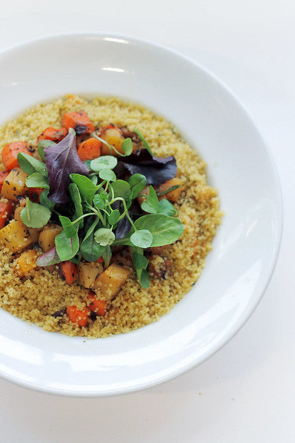 Carrots, Parsnip and Mixed Herbs Couscous