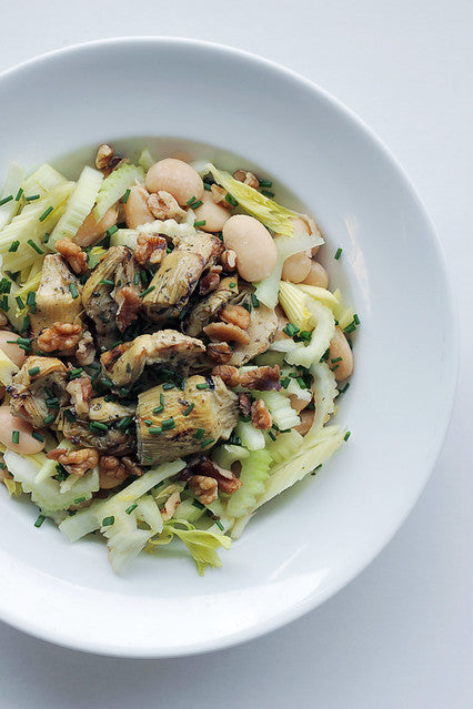Artichoke Hearts, Butter beans and Celery