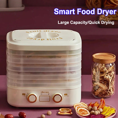 Household 220V 5-layer Smart Fruit Dryer Food Dehydrator