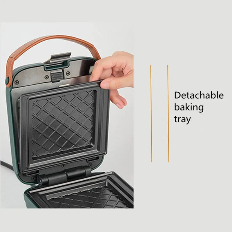 Portable Electric Sandwich Maker 3 In 1 Toaster Egg Waffles