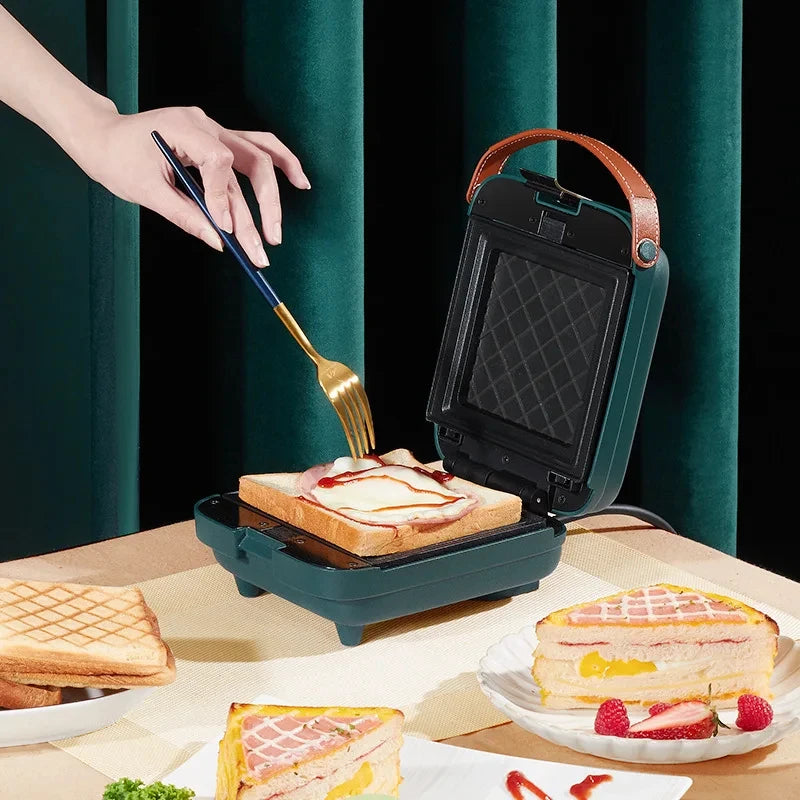 Portable Electric Sandwich Maker 3 In 1 Toaster Egg Waffles